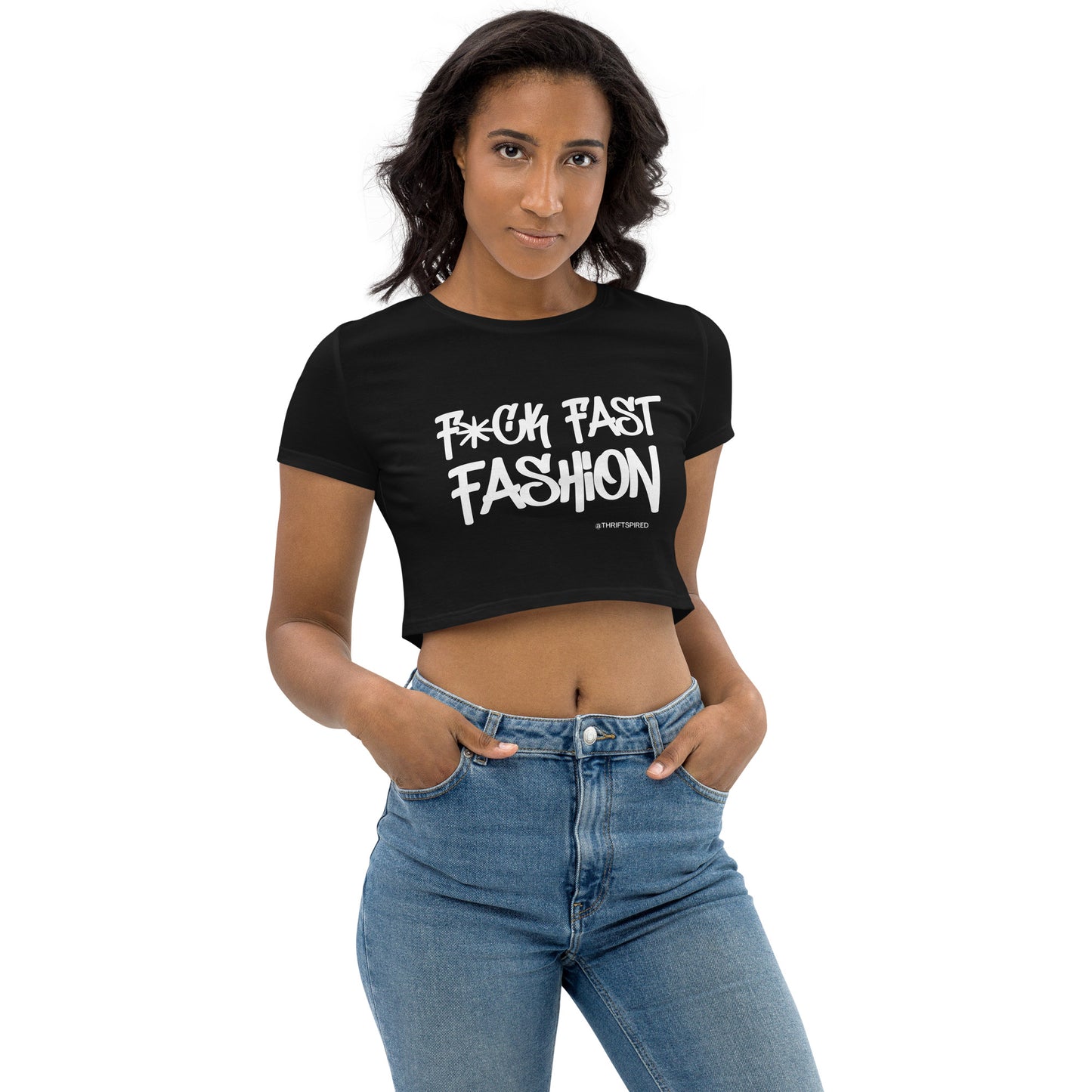 ♻️ F*ck Fast Fashion Organic Baby Tee